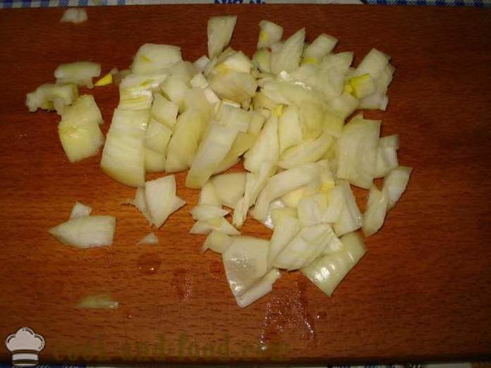 Praetud kartulid sibula - kuidas kokk praetud kartulid sibula pannil, samm-sammult retsept fotod
