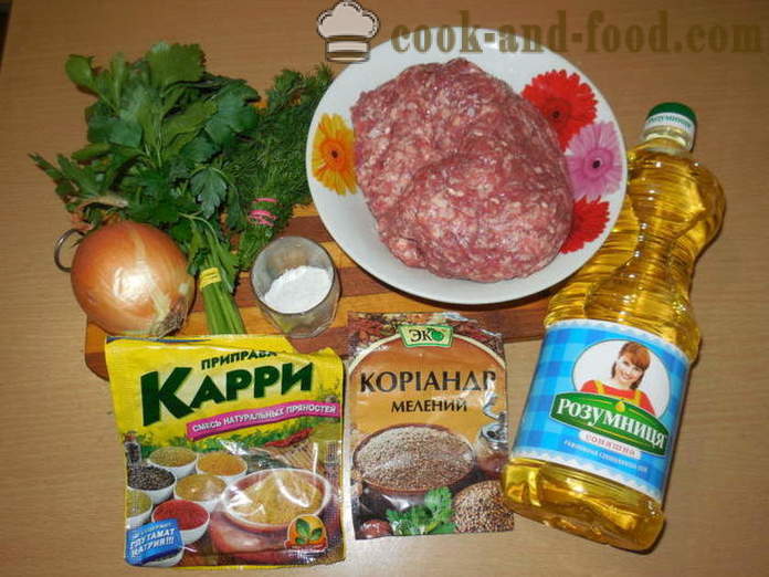Delicious kebab loomaliha ahjus - kuidas kokk kebab kodus, samm-sammult retsept fotod
