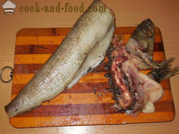 Delicious täidetud kala - kuidas kokk täidisega kalahakklihast ja riisi koos samm-sammult retsept fotod