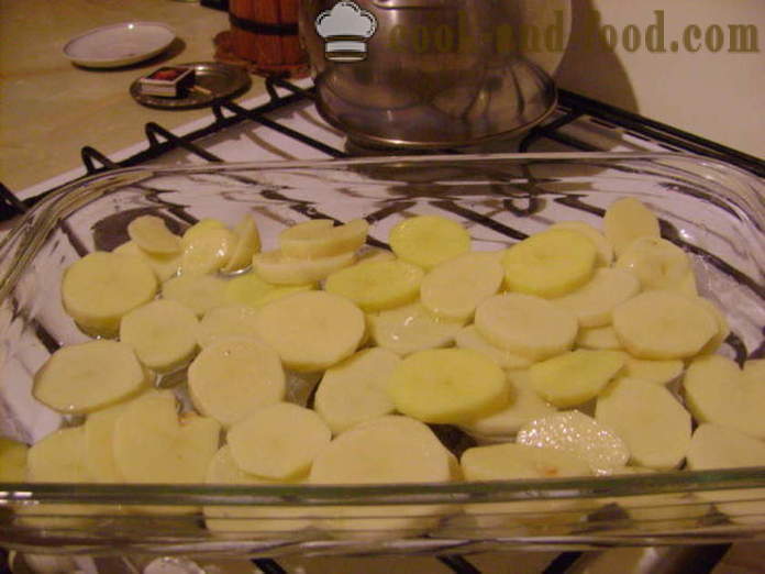 Kanatiivad voodi kartul ahjus - kuidas teha tiivad ja kartulid ahju, kus samm-sammult retsept fotod