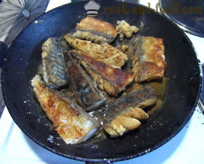 Makrell praetud teriyaki kaste pannile - kuidas kokk maitsev praetud makrell, samm-sammult retsept fotod