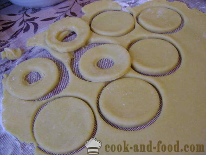 Shortbread ring pähklid - kuidas kokk mureküpsis ring pähklid, samm-sammult retsept fotod