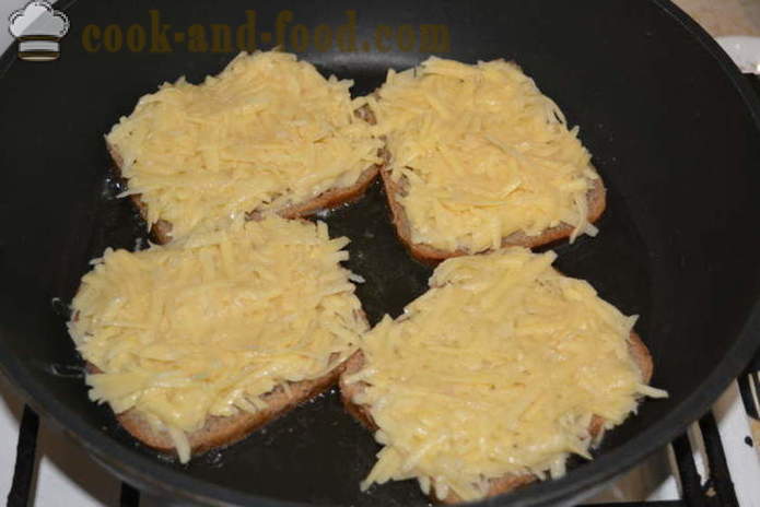 Kuumad võileivad riivitud toores kartul - kuidas teha kuuma võileibu pan, samm-sammult retsept fotod