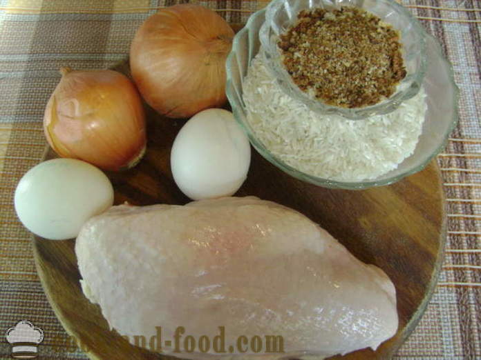 Kanafilee värvikiht omlett pannil - kuidas kokk kana rinnad all kasukas õhtusöögile koos samm-sammult retsept fotod