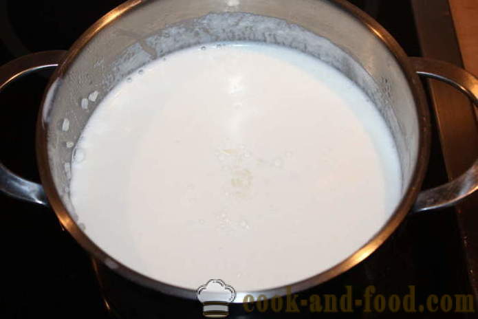 Rice putru kõrvits piima - kuidas kokk riisi putru kõrvits taldrikule, kus samm-sammult retsept fotod