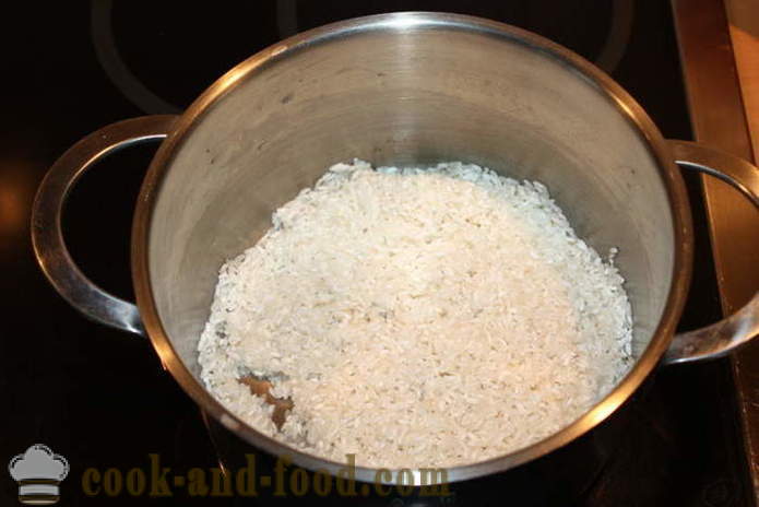 Rice putru kõrvits piima - kuidas kokk riisi putru kõrvits taldrikule, kus samm-sammult retsept fotod