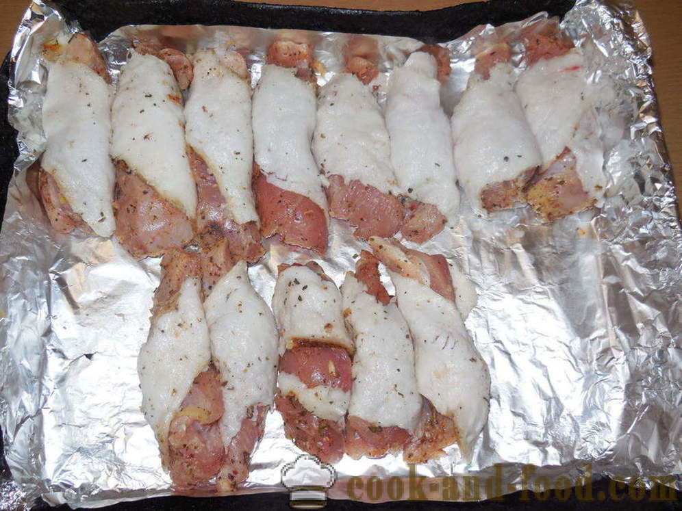 Kalkunifileed ahjus küpsetatud - kuidas kokk maitsev kalkun filee koos samm-sammult retsept fotod