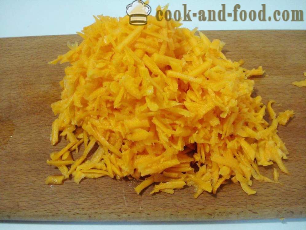 Pumpkin puder riisi ja päevalilleseemned - kuidas kokk maitsev kõrvitsa putru, samm-sammult retsept fotod