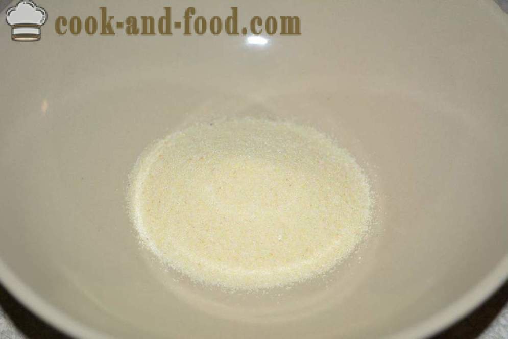 Manna piima ilma klompe pan - kuidas kokk putru piimaga ilma tükkide, samm-sammult retsept fotod