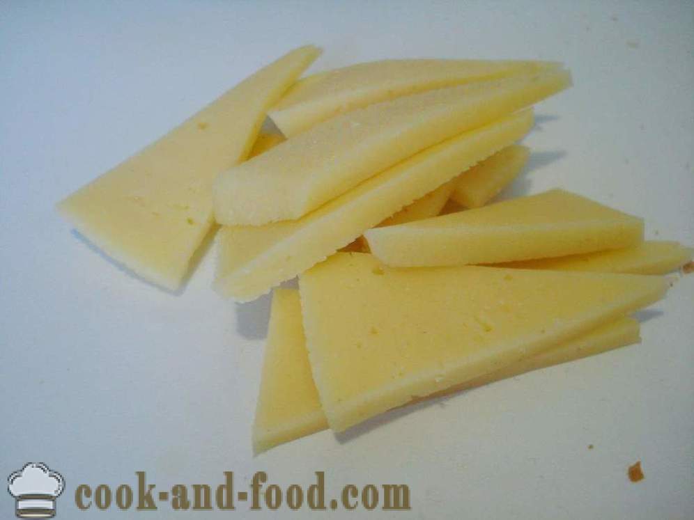 Võileivad vorsti, juustu ja kurk - kuidas teha võileiba vorsti ja juustu, mille samm-sammult retsept fotod