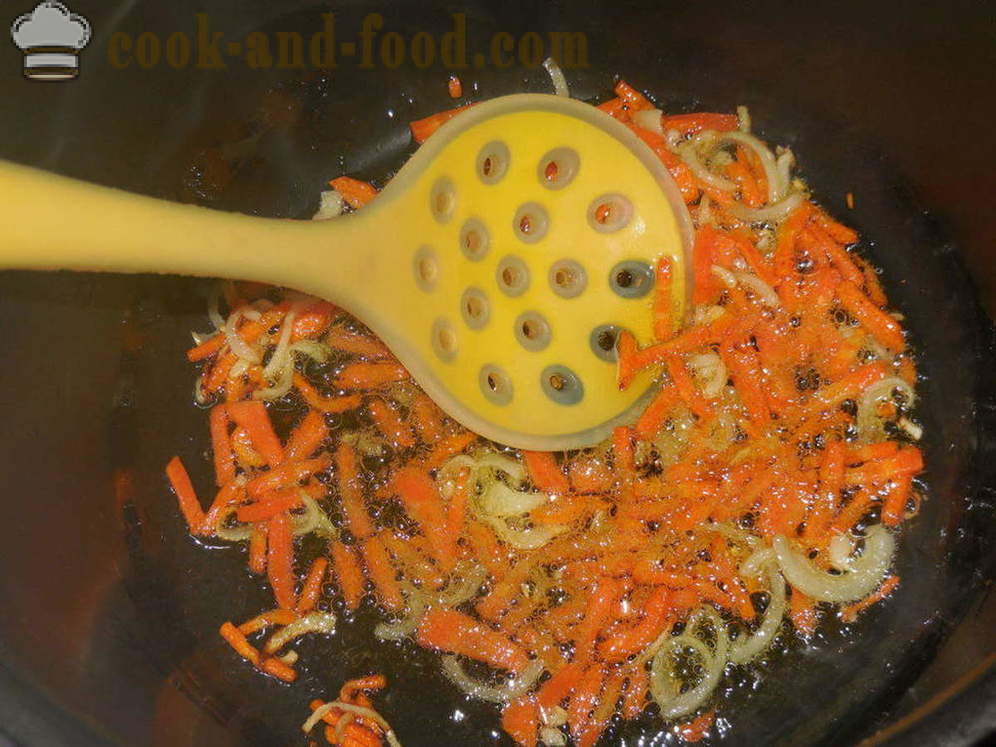 Köögiviljasupp sardiinid tomatikastmes multivarka - kuidas kokk köögiviljasupp anšoovised, samm-sammult retsept fotod