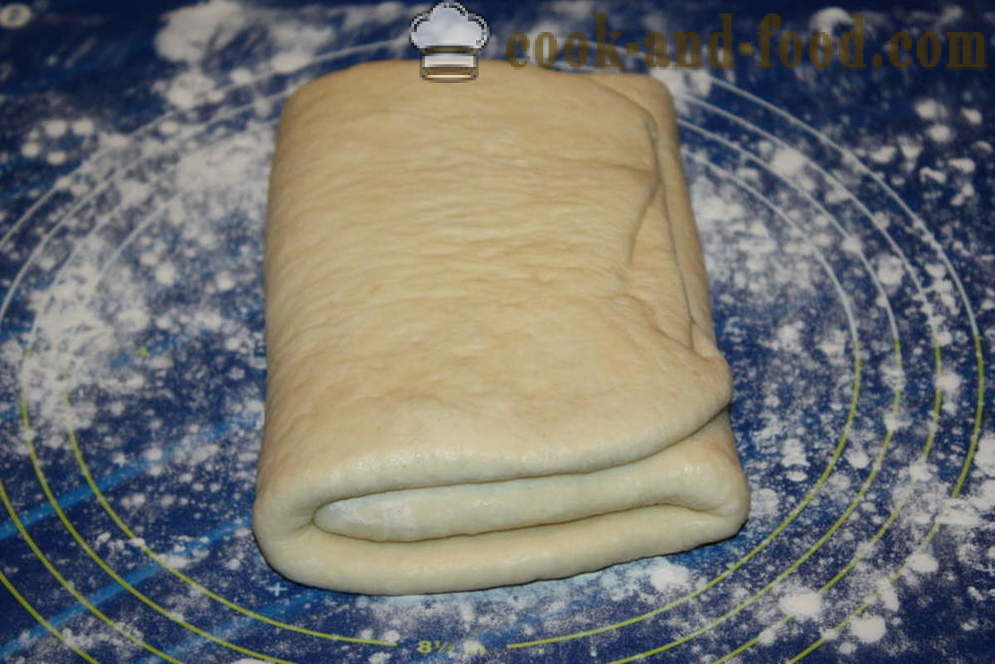Pärmi lehttaignast croissant - kuidas teha lehttaigna croissant, samm-sammult retsept fotod