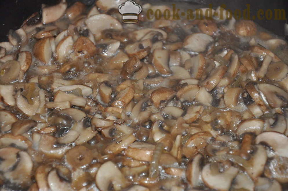 Delicious seenesupp seened - kuidas kokk seenesupp seened, samm-sammult retsept fotod