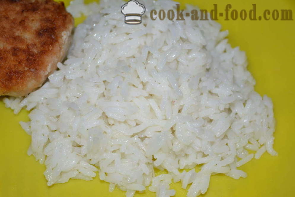 Kuidas kokk riisi jaoks ilustama murenev - kuidas kokk karge riisi pann, samm-sammult retsept fotod