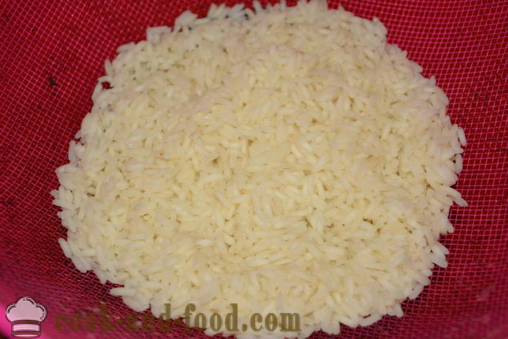 Siilid maitsev hakkliha riisiga paar - kuidas kokk liha riisiga siilid sisse multivarka, samm-sammult retsept fotod