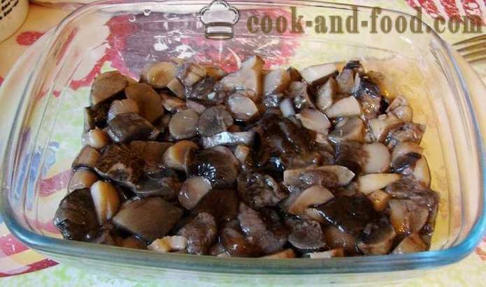 Kartuligratään seente ahjus - kuidas kokk kartulivormiga seente, samm-sammult retsept fotod