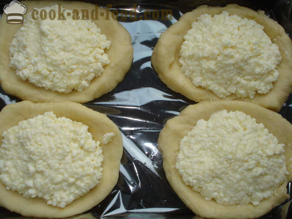 Juustukook tainas ahjus - kuidas kokk juustukook kodujuust, samm-sammult retsept fotod