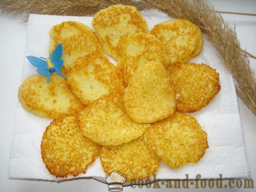 Kartuli pannkoogid, kartulipannkooke ja kartulipannkooke - kuidas teha pannkooke kartulitest, samm-sammult retsept fotod