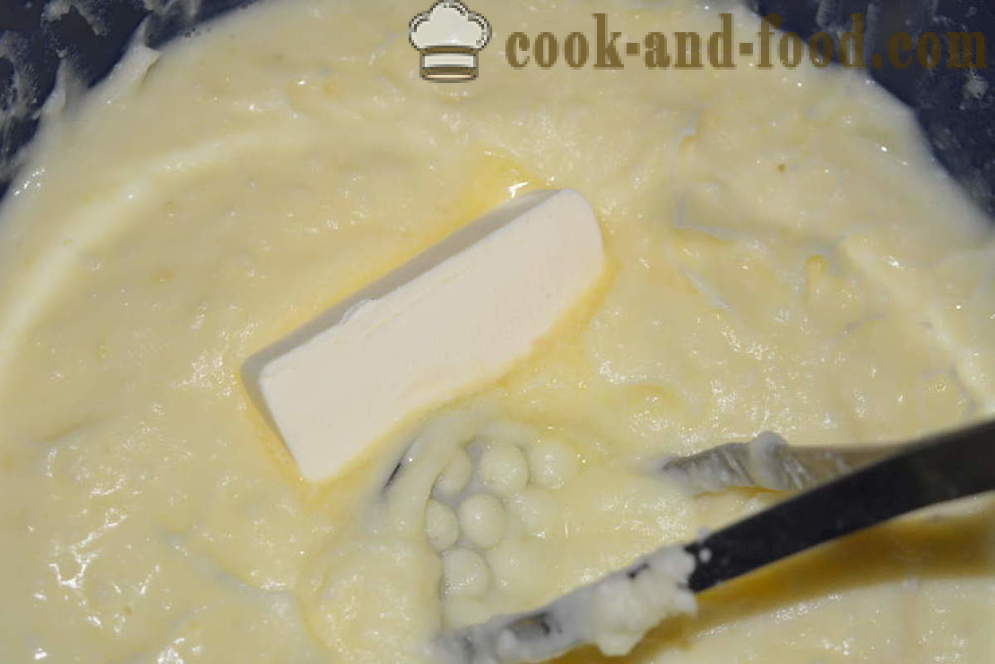 Kartulipuder piima ja võid ilma tükkide - kuidas kokk maitsev kartulipuder, samm-sammult retsept fotod