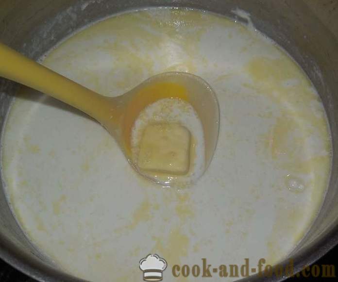 Millet putru piimaga - kuidas kokk hirss putru piimaga, samm-sammult retsept fotod
