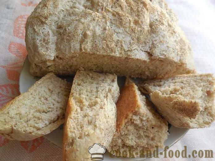 Maitsev ja tervislik nisukliid teravilja täisterajahu - kuidas teha omatehtud leib, lihtne retsept ja samm-sammult foto