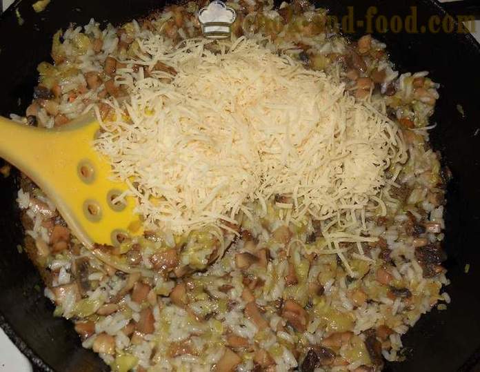 Kabatšokid ahjus küpsetatud hakkliha: riis seente ja juustuga - kuidas kokk täidisega suvikõrvits ahjus koos samm-sammult retsept fotod