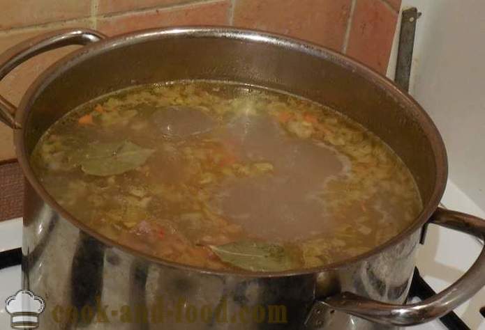 Supp lihapallid hakkliha ja manna - kuidas kokk suppi ja lihapallid - samm-sammult retsept fotod
