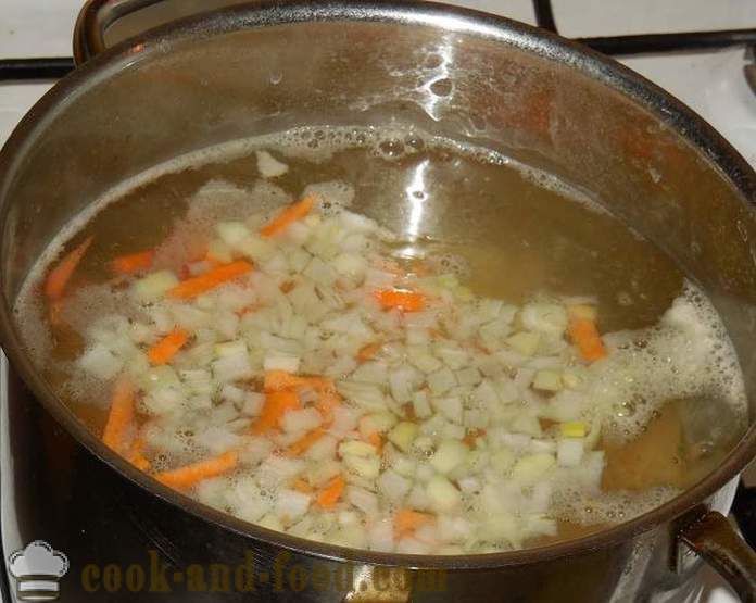 Köögiviljasupp pelmeenid - kuidas kokk supp pelmeenid - vanaema retsept samm-sammult pildid