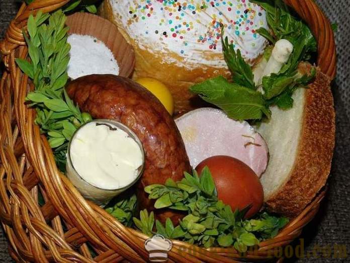 Mida panna lihavõtted korvi - kuidas koguda ja kaunistada ostukorvi kirikus ülestõusmispüha