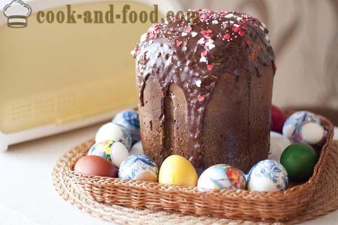 Kuidas küpsetada maitsvat šokolaadi kook Easter - lihtne ja originaalne retsept tainas kook rummi ja veini