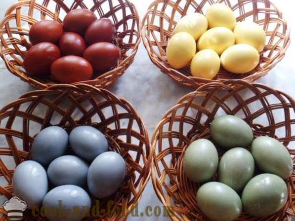 Looduslike värvide munade lihavõtted - kuidas teha looduslik värvaine kodus