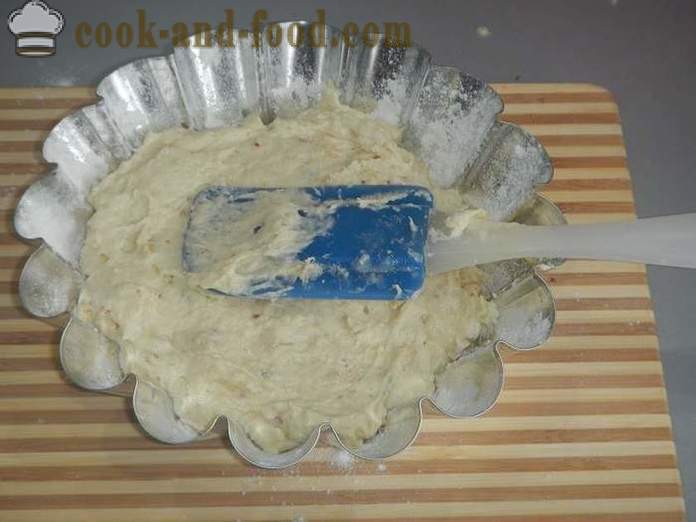 Simple pähkel cupcake kohta keefiri - kuidas kokk kook kodus, samm-sammult retsept fotod.