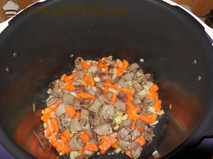 Taimsed hautis multivarka koos liha ja kartulit - kuidas kokk veiseliha hautatud multivarka, samm-sammult retsept fotod.