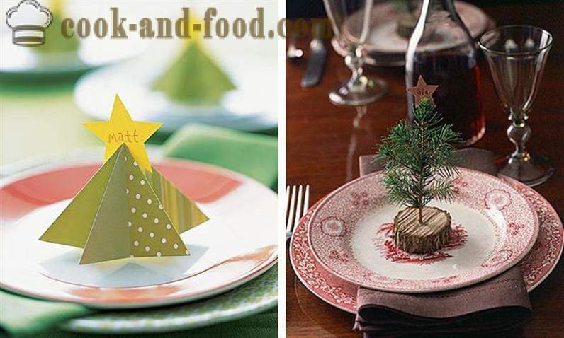 Uusaasta kaunistamiseks laud, kuidas kaunistada jõulud tabelis 2015. Lambad (fotod).
