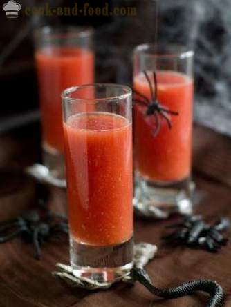 Tomatisupp gazpacho või retsept Halloween: alkoholivaba jook tomat 